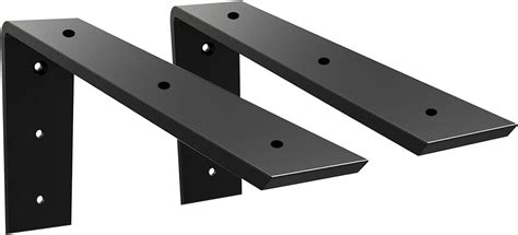 flat metal support brackets|metal brackets for countertop support.